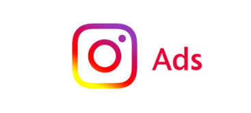 Logo de Instagram Ads en varios colores